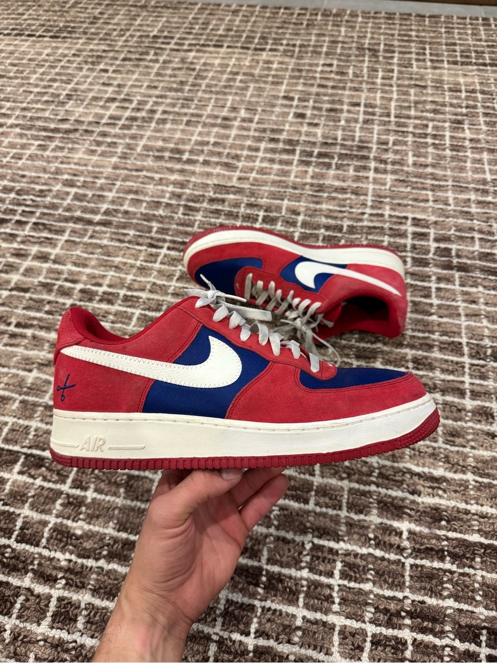 Nike Air Force 1 Low Scissors Sneakers Mens Size 12 Suede 488298-626